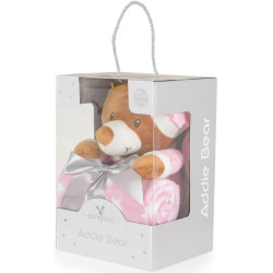 Плед Cangaroo Addie Bear 90x75 (Pink) Thumb