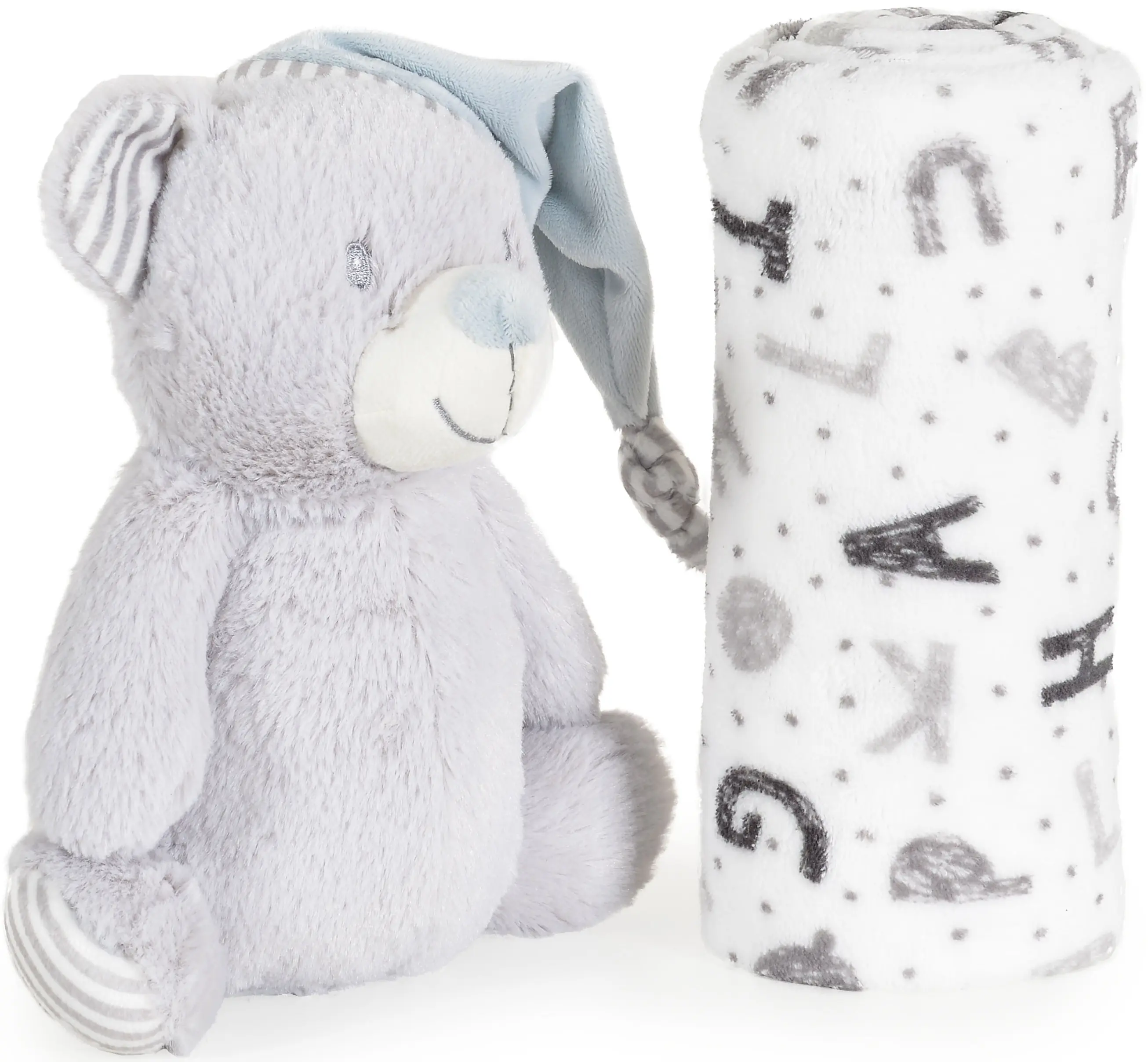 Плед Cangaroo Bear 90x75 (Grey) - 2