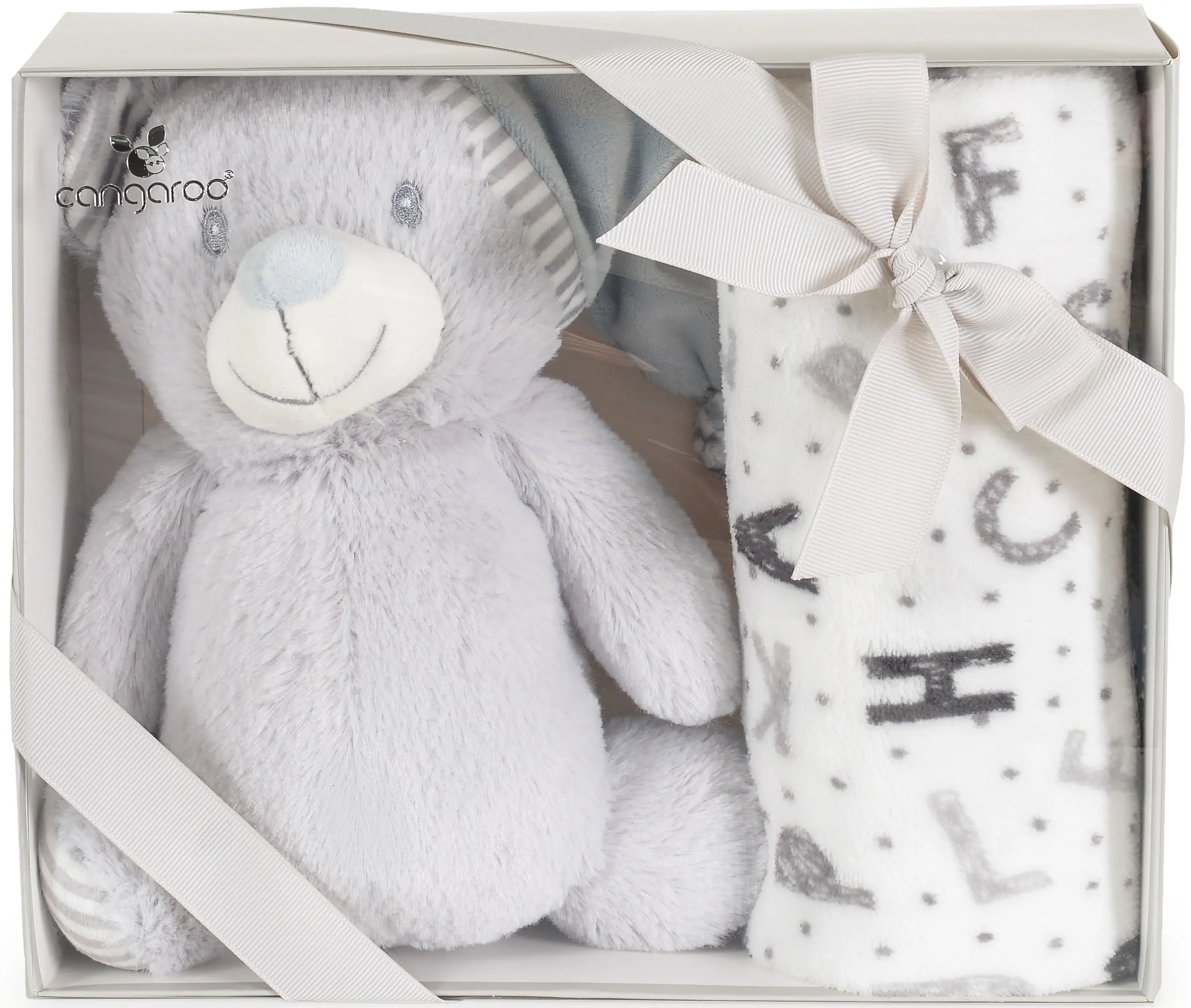 Плед Cangaroo Bear 90x75 (Grey) - 3