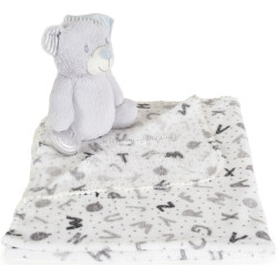 Плед Cangaroo Bear 90x75 (Grey)