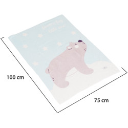 Плед Cangaroo Dreamy Bear 100x75 (Blue) Thumb