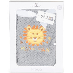 Плед Cangaroo Freya 110x80 (Grey) Thumb