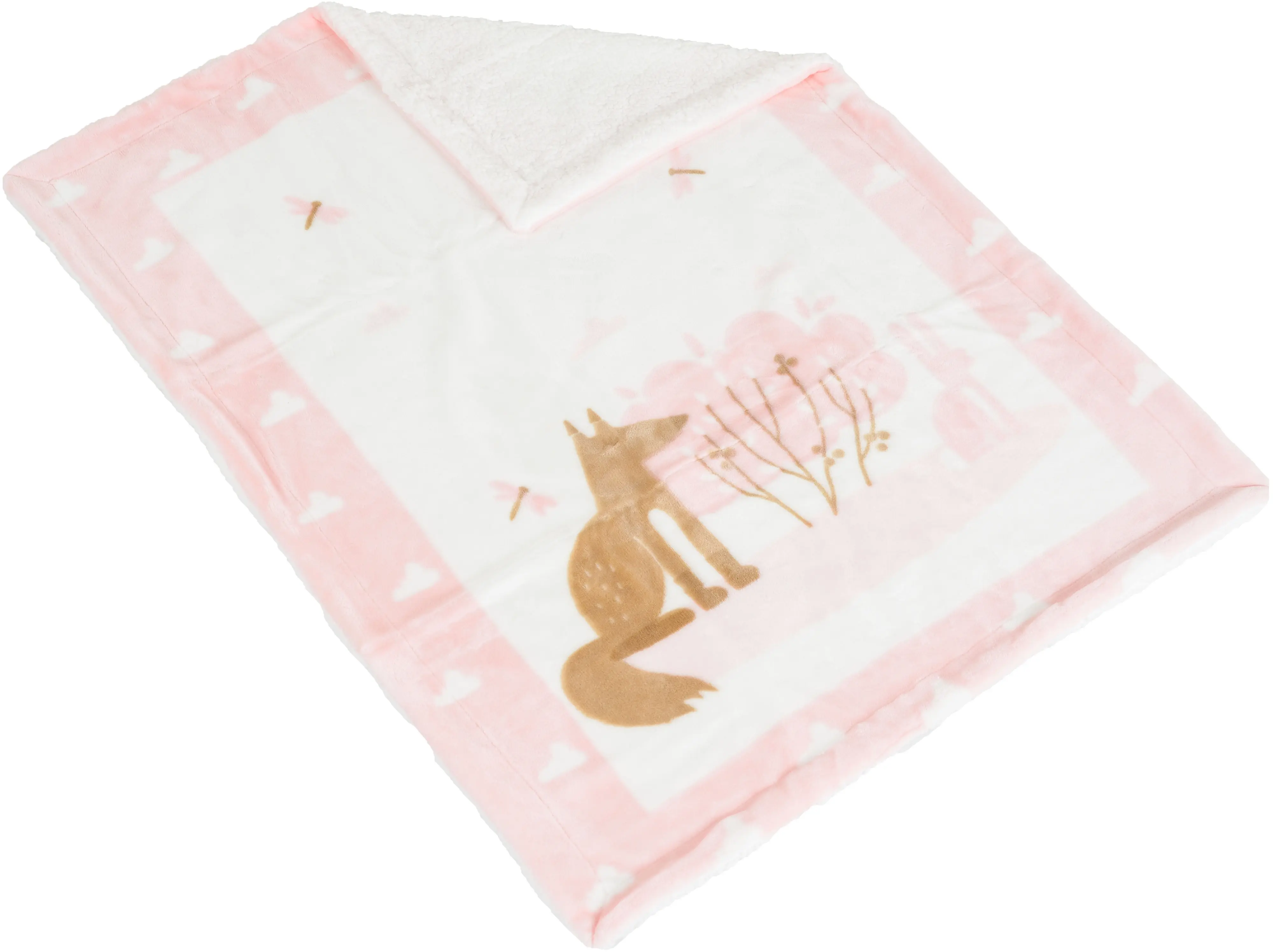 Плед Cangaroo Little Friends 110x80 (Pink) - 2