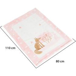 Плед Cangaroo Little Friends 110x80 (Pink) Thumb