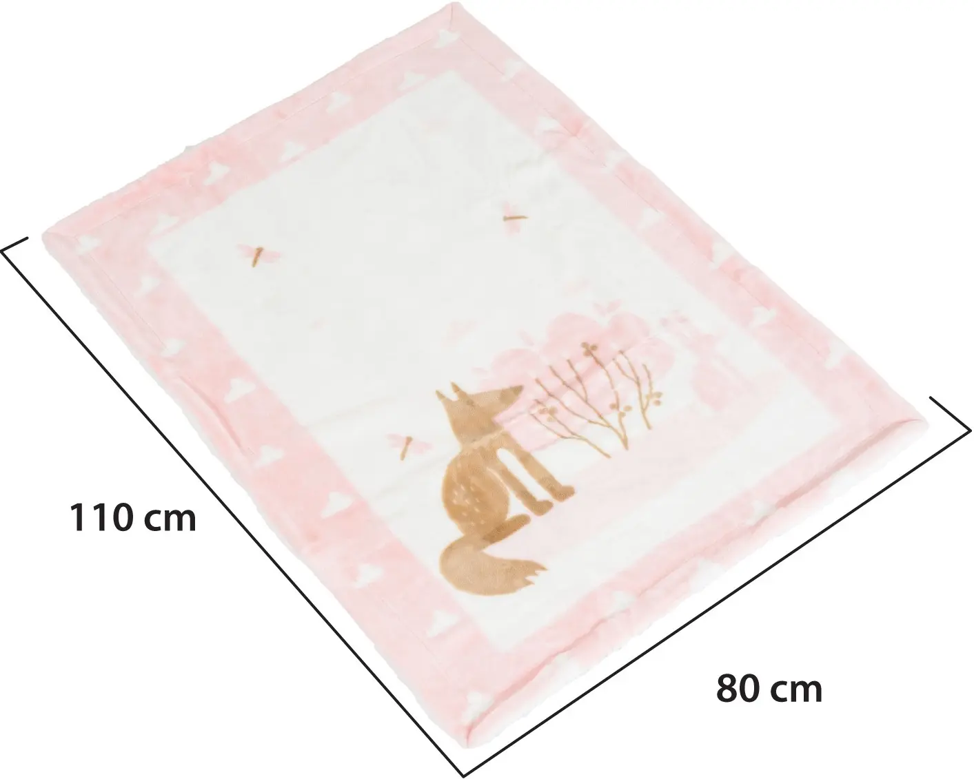 Плед Cangaroo Little Friends 110x80 (Pink) - 5