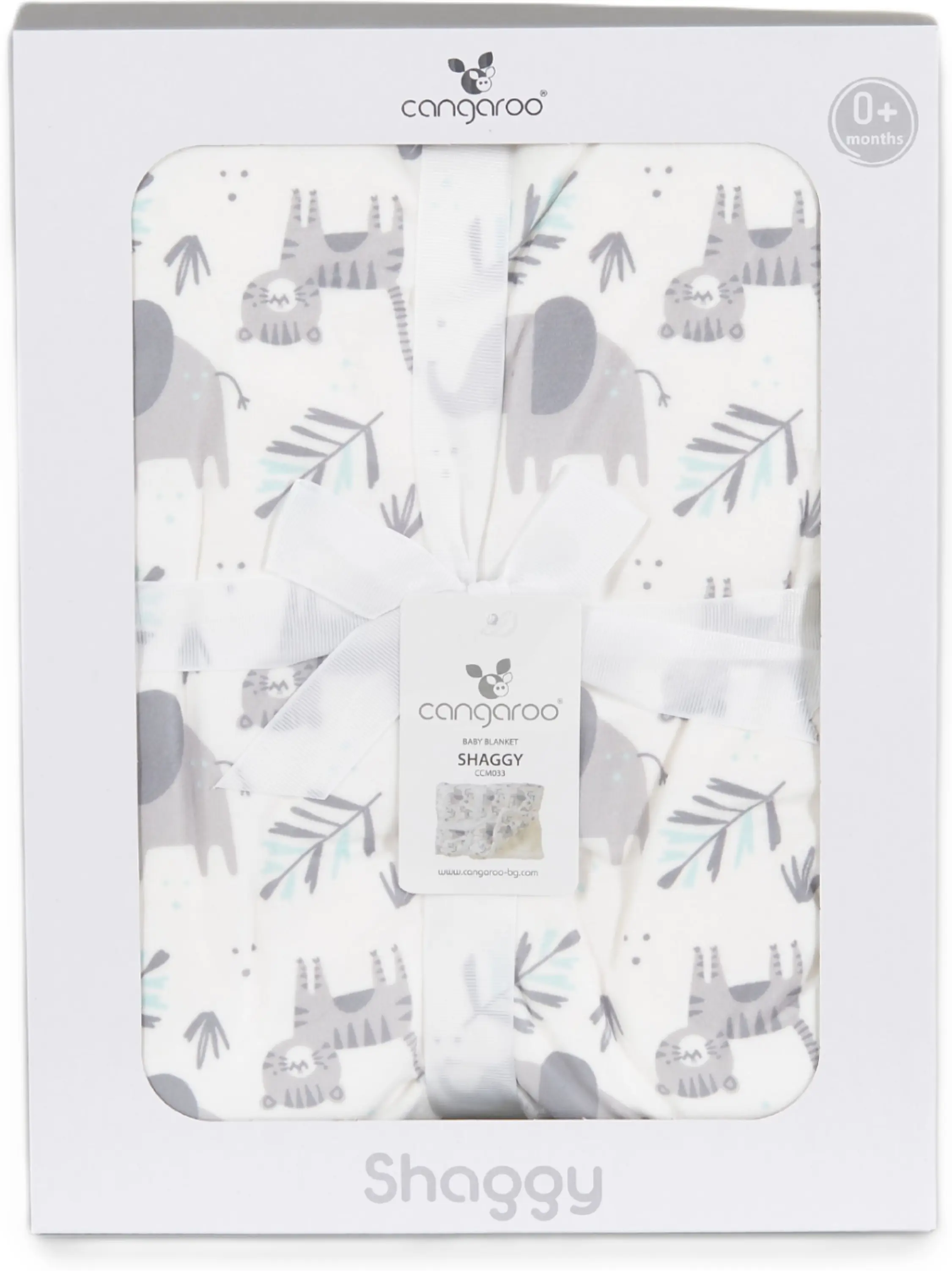 Плед Cangaroo Shaggy 105x75 (Grey) - 2