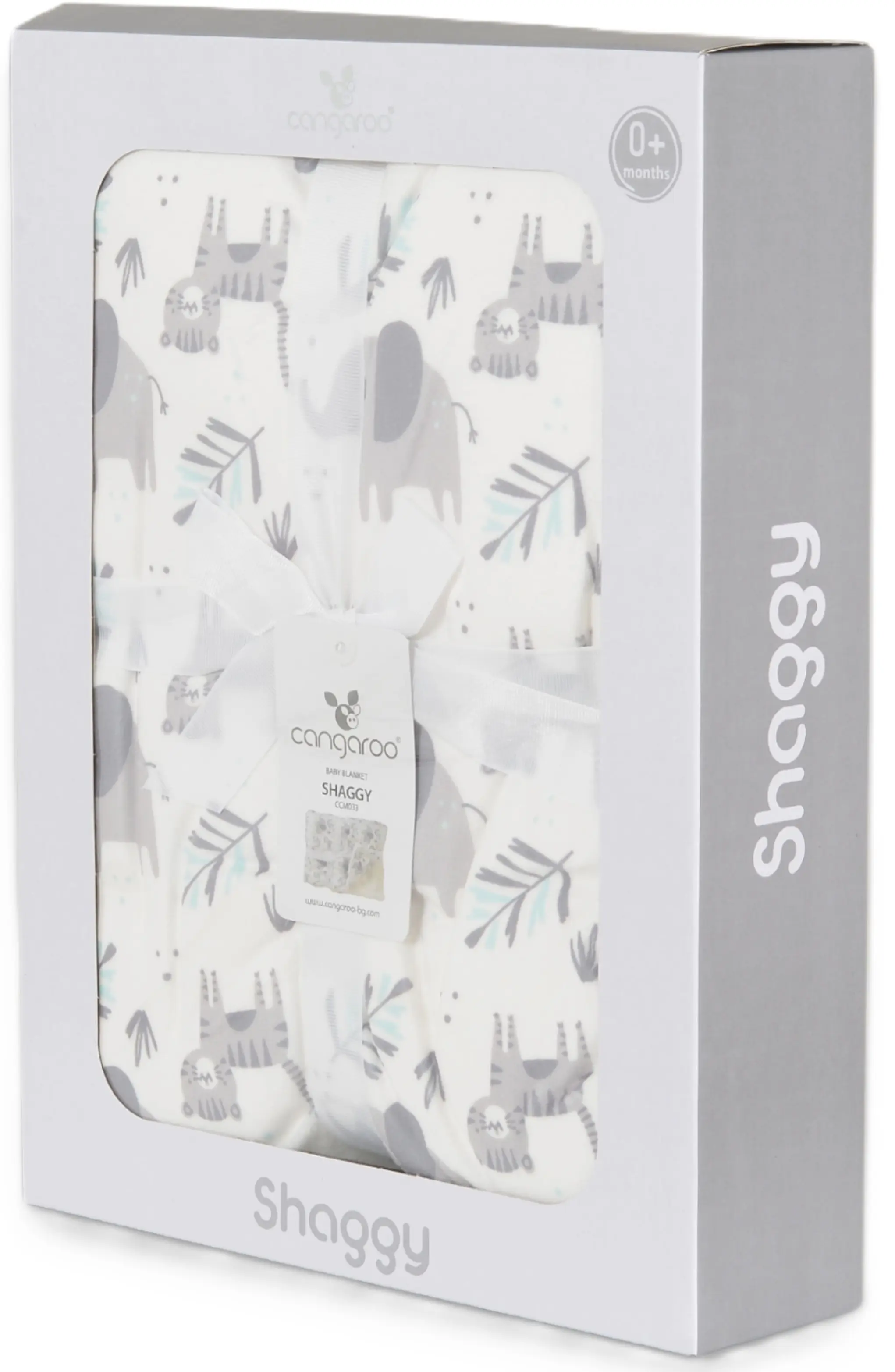 Плед Cangaroo Shaggy 105x75 (Grey) - 3