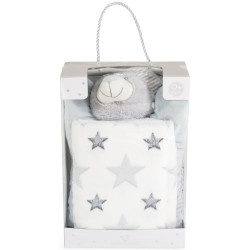Плед Cangaroo Sleepy Bear 90x75 (Grey) Thumb