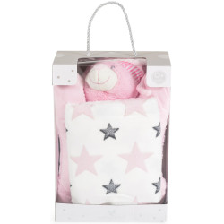 Плед Cangaroo Sleepy Bear 90x75 (Pink) Thumb