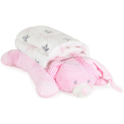 Плед Cangaroo Sleepy Bear 90x75 (Pink)