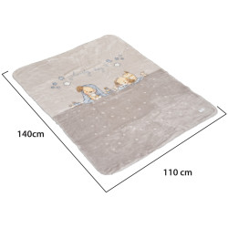 Плед Cangaroo Softy Lovely Day 140x110 (Grey) Thumb