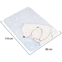 Плед Cangaroo Softy Sweet Hugs 110x80 (Blue) Thumb