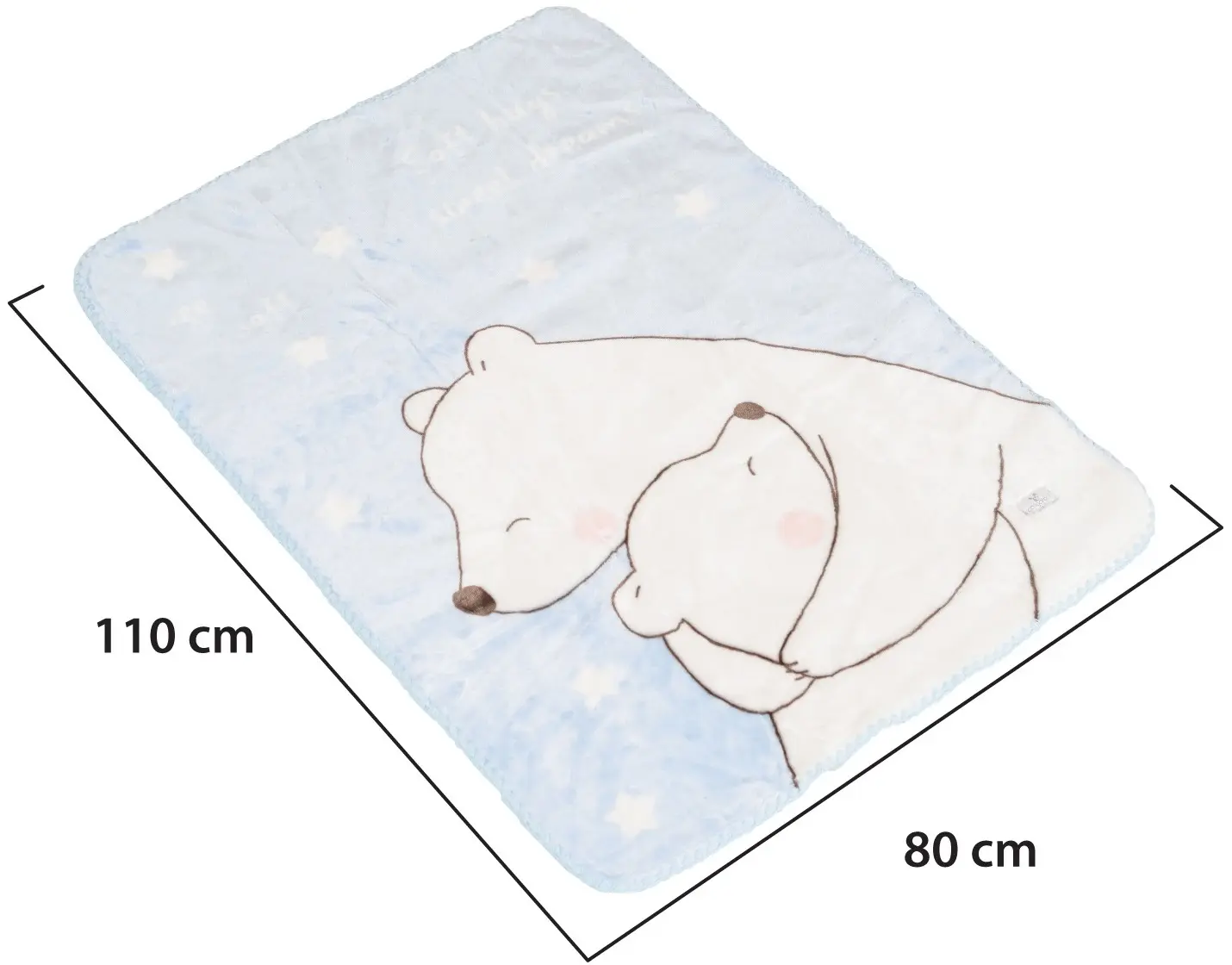 Плед Cangaroo Softy Sweet Hugs 110x80 (Blue) - 7