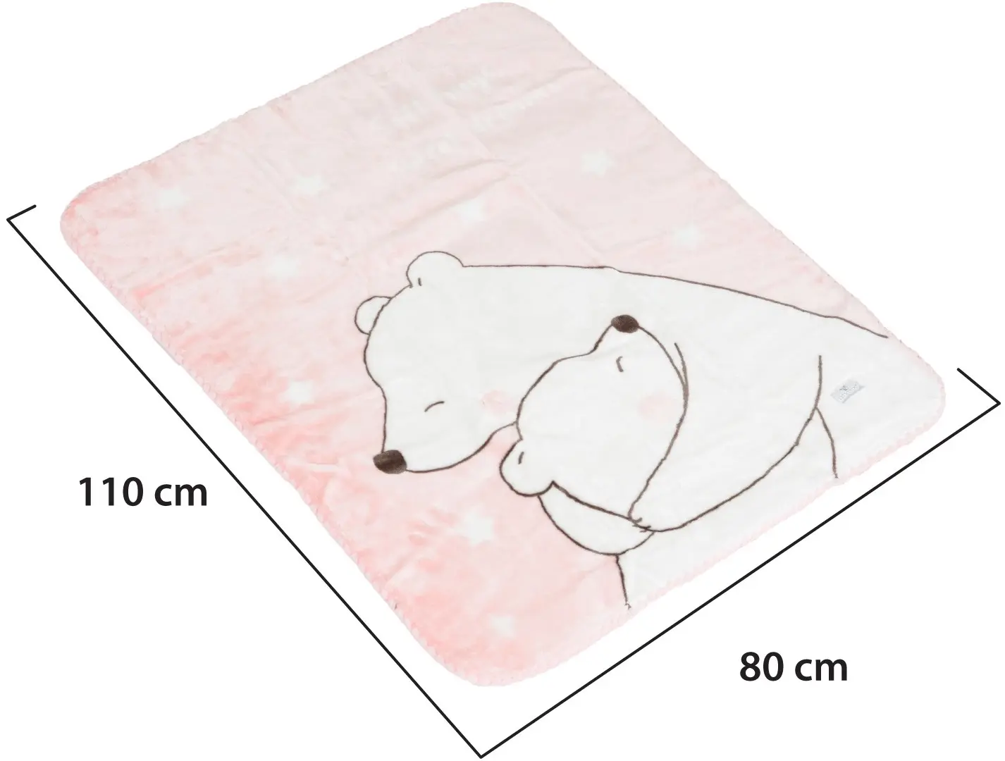 Плед Cangaroo Softy Sweet Hugs 110x80 (Pink) - 5