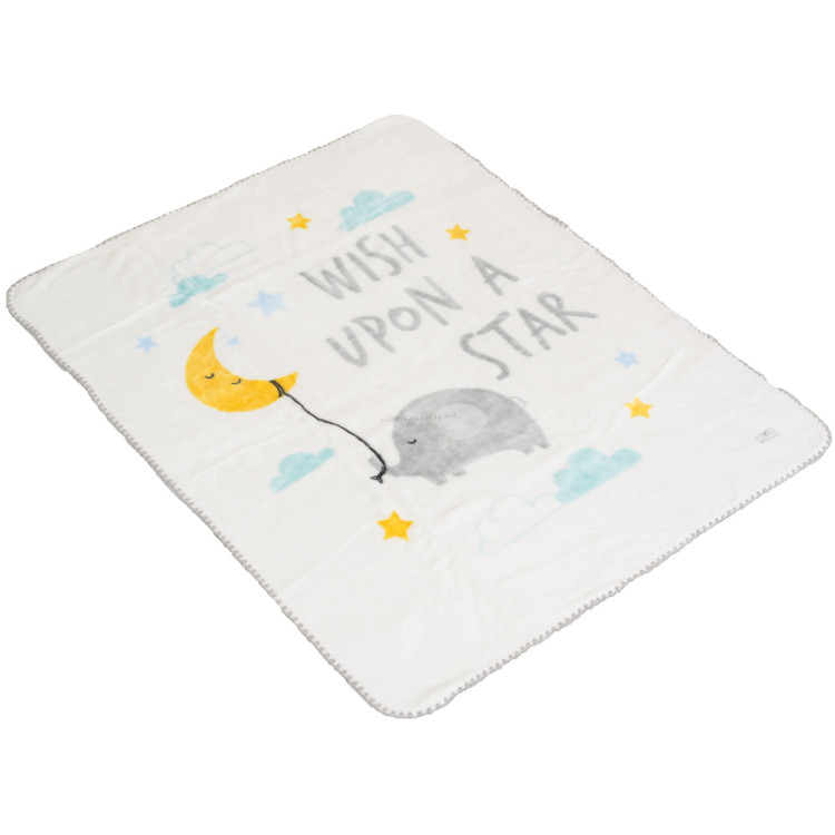 Patura Cangaroo Softy Wish upon a star 140x110 (White)