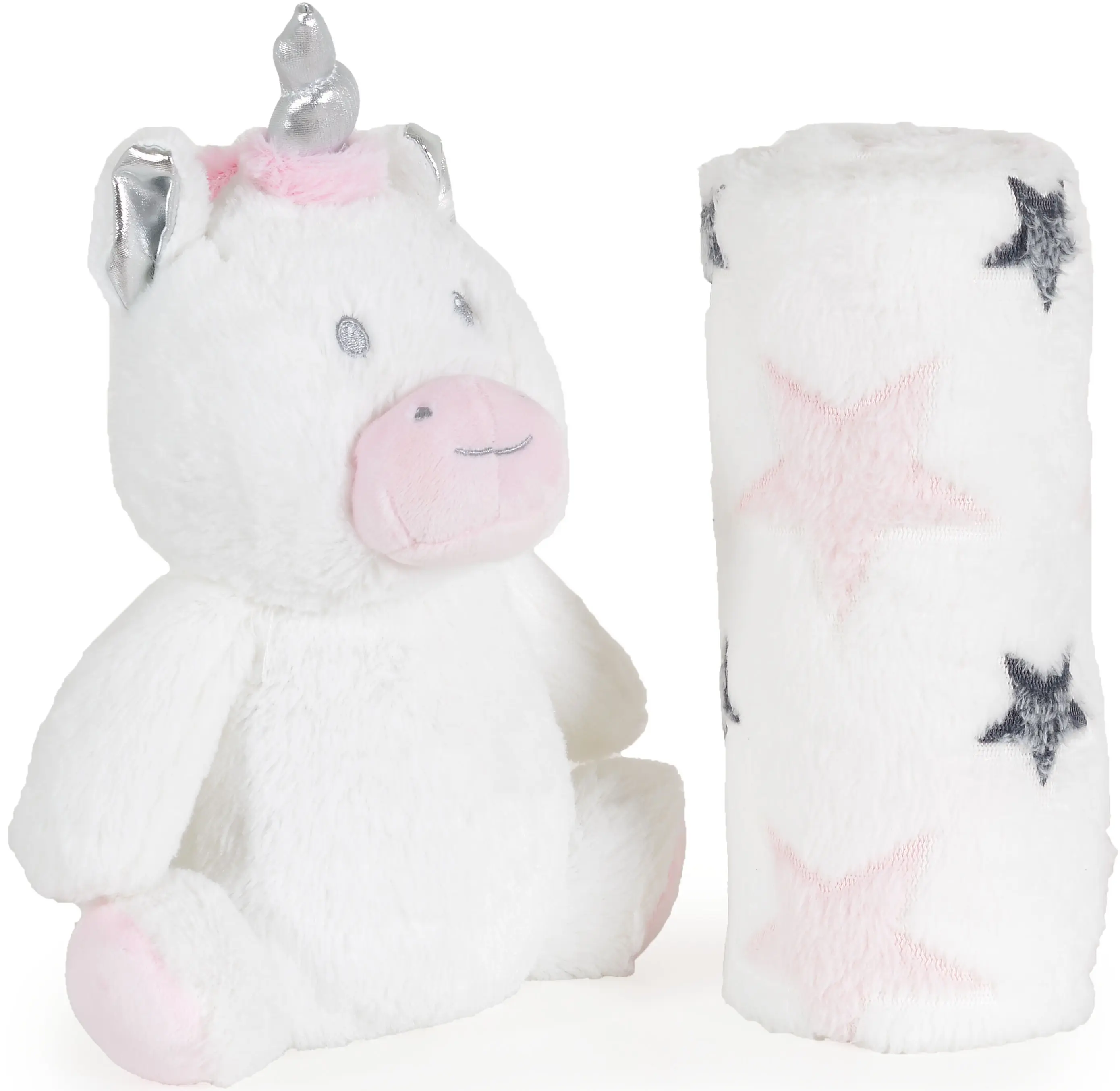 Плед Cangaroo Unicorn Stars 90x75 (White) - 2