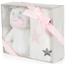 Плед Cangaroo Unicorn Stars 90x75 (White) Thumb