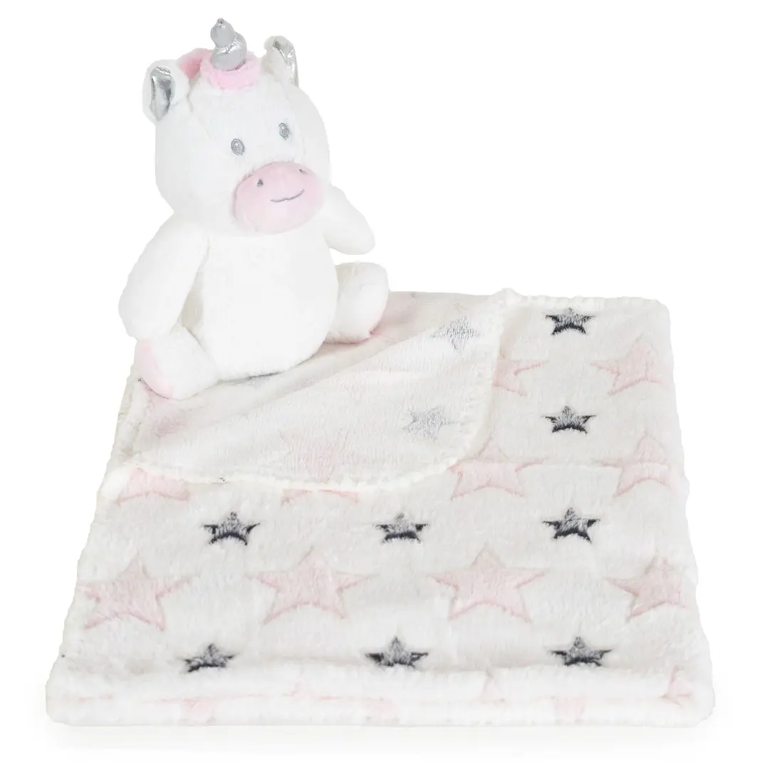 Плед Cangaroo Unicorn Stars 90x75 (White)