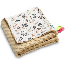 Плед Caretero Light Minky 75x100 (Cappucino/Twigs)