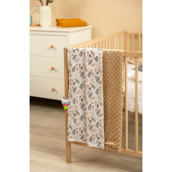 Плед Caretero Light Minky 75x100 (Cappucino/Twigs) Thumb