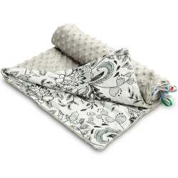 Плед Caretero Light Minky 75x100 (Grey/Folk) Thumb