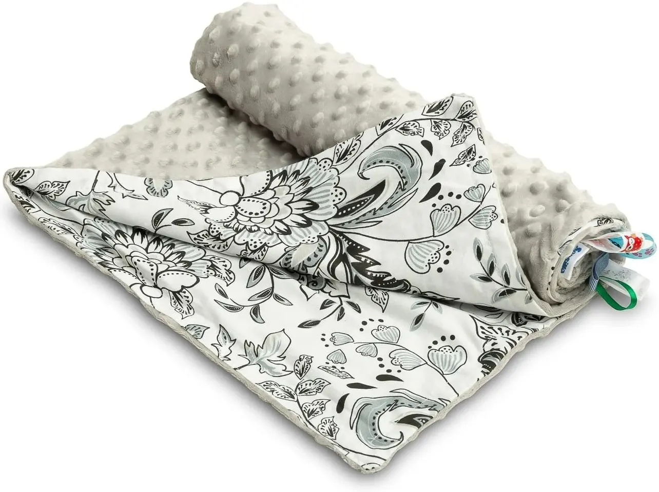 Плед Caretero Light Minky 75x100 (Grey/Folk) - 2