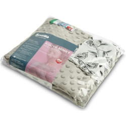 Плед Caretero Light Minky 75x100 (Grey/Folk) Thumb