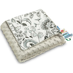 Плед Caretero Light Minky 75x100 (Grey/Folk)