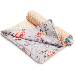 Плед Caretero Light Minky 75x100  (Peach/Magical Garden) Thumb