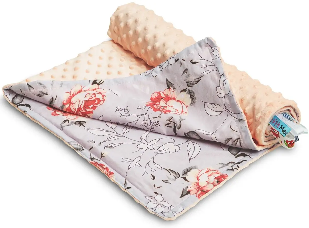 Плед Caretero Light Minky 75x100  (Peach/Magical Garden) - 2