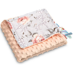 Плед Caretero Light Minky 75x100  (Peach/Magical Garden)