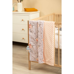 Плед Caretero Light Minky 75x100  (Peach/Magical Garden) Thumb