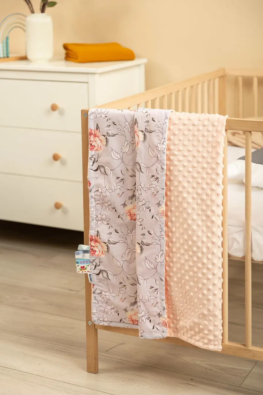 Плед Caretero Light Minky 75x100  (Peach/Magical Garden) - 4
