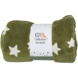 Плед H&S Stars 130x160 (Green) Thumb