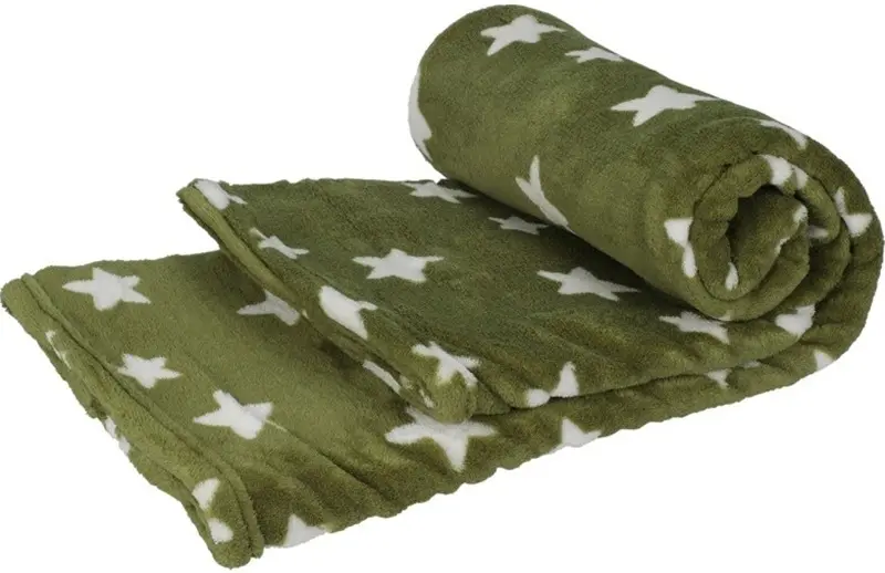 Плед H&S Stars 130x160 (Green)