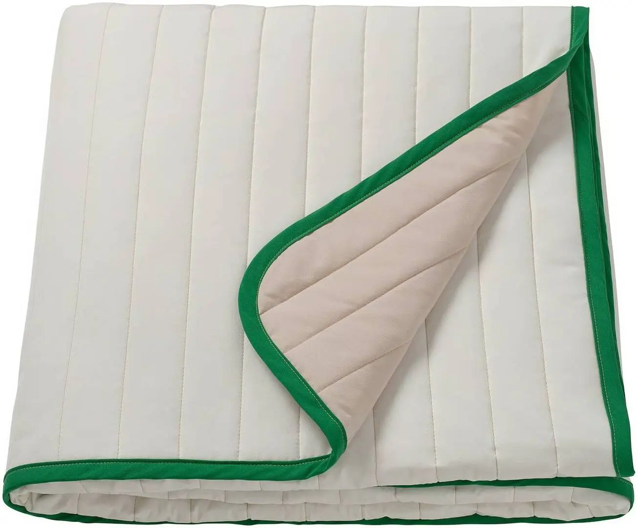 Покрывало Ikea Vetejordfly 160x250cm (Белый/Бежевый)