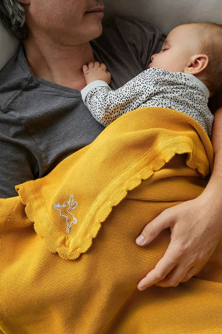 Плед детский Ikea Solgul 70x90 (Темно-Желтый) - 5