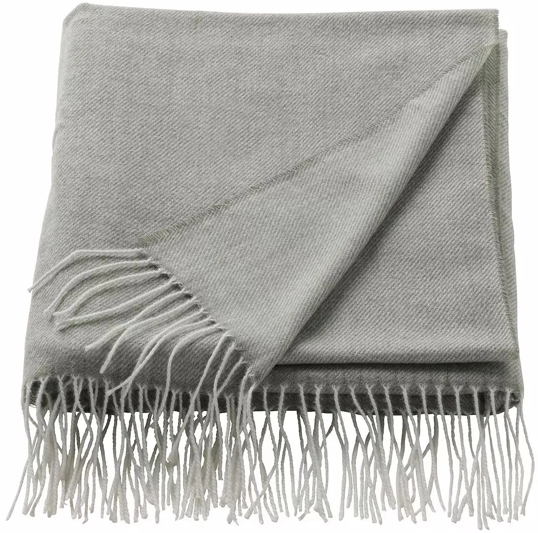 Patura Ikea Holmvi 120x160 (Gri-Verde Deschis)