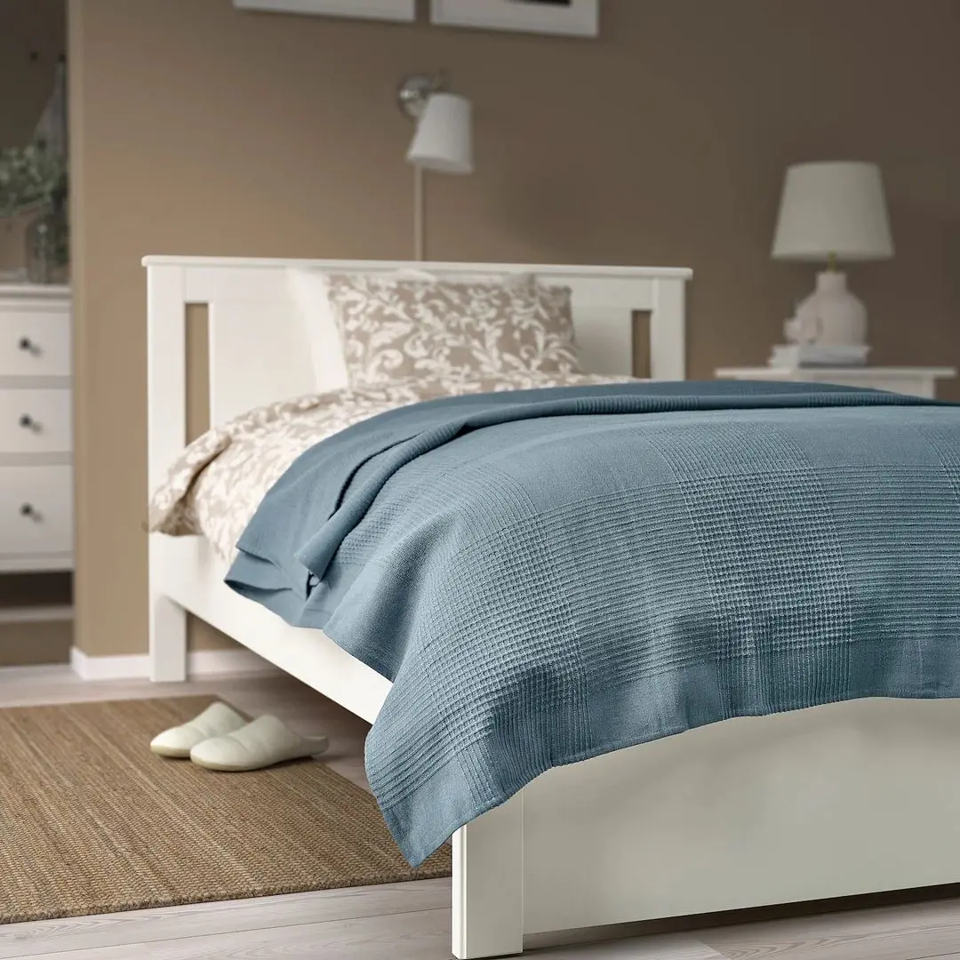 Покрывало Ikea Indira 150x250 (Тёмно-серо-синий)