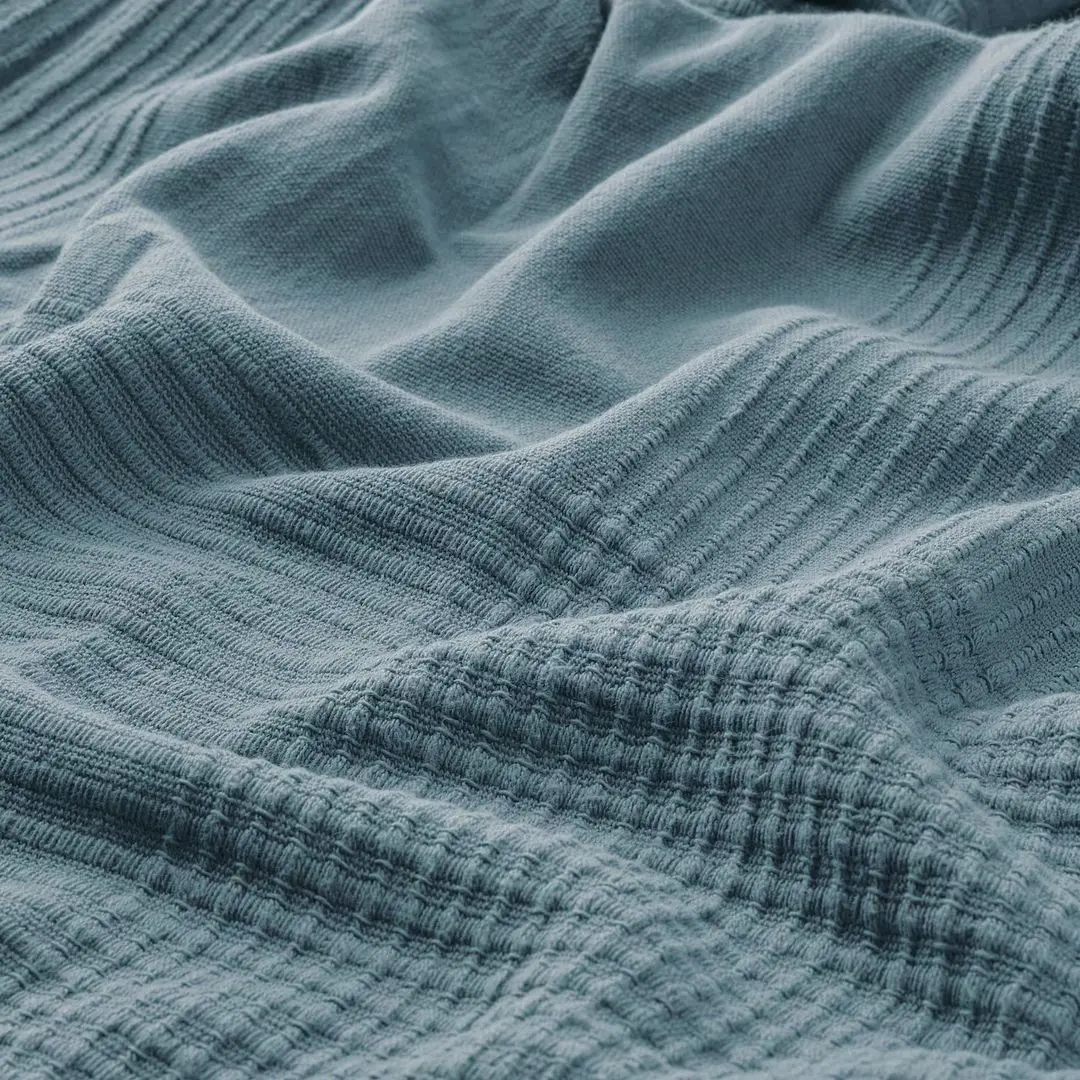 Покрывало Ikea Indira 230x250 (Тёмно-серо-синий)