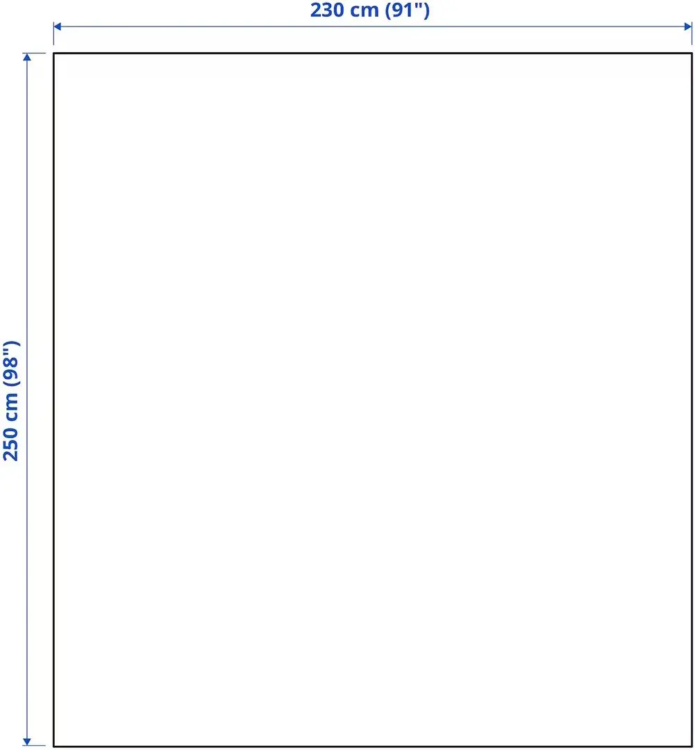 Покрывало Ikea Indira 230x250 (Тёмно-серо-синий)