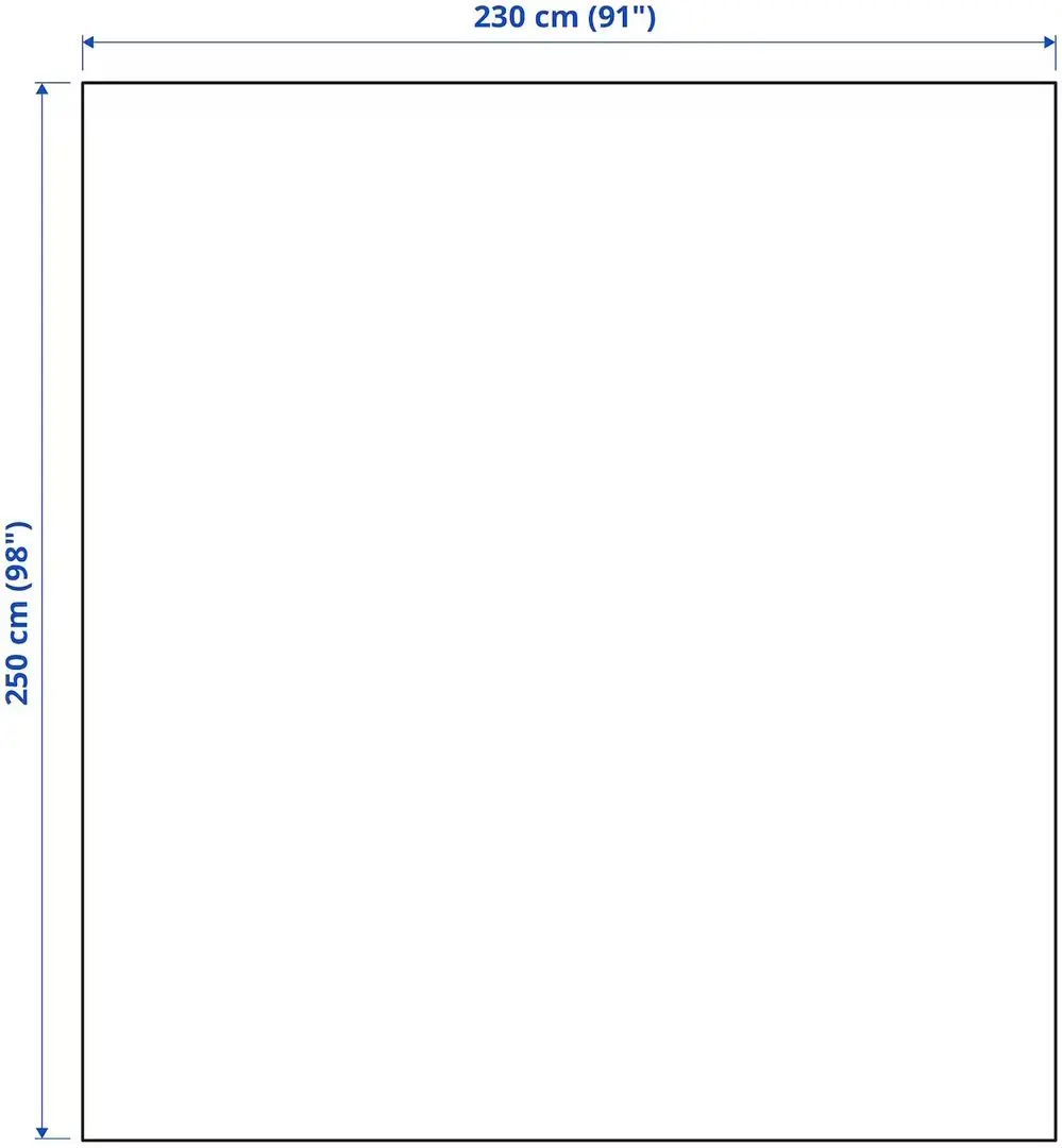 Покрывало Ikea Jakobslilja 230x250 (Белый/Антрацит)