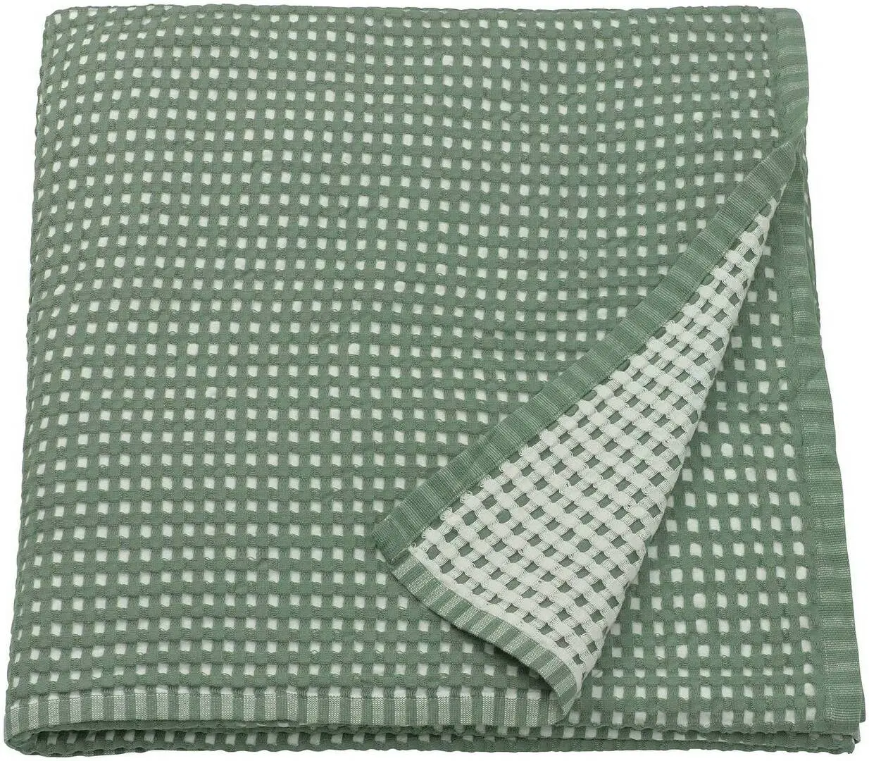 Cuvertura Ikea Pelartuja 150x250cm (Verde-gri/Alb)