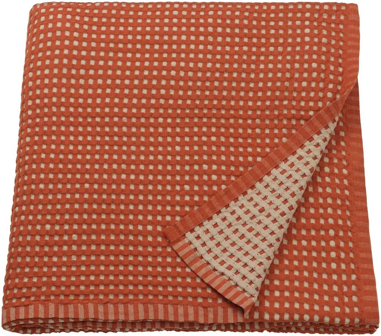 Cuvertura Ikea Pelartuja 230x250cm (Roşu-maro/Bej)