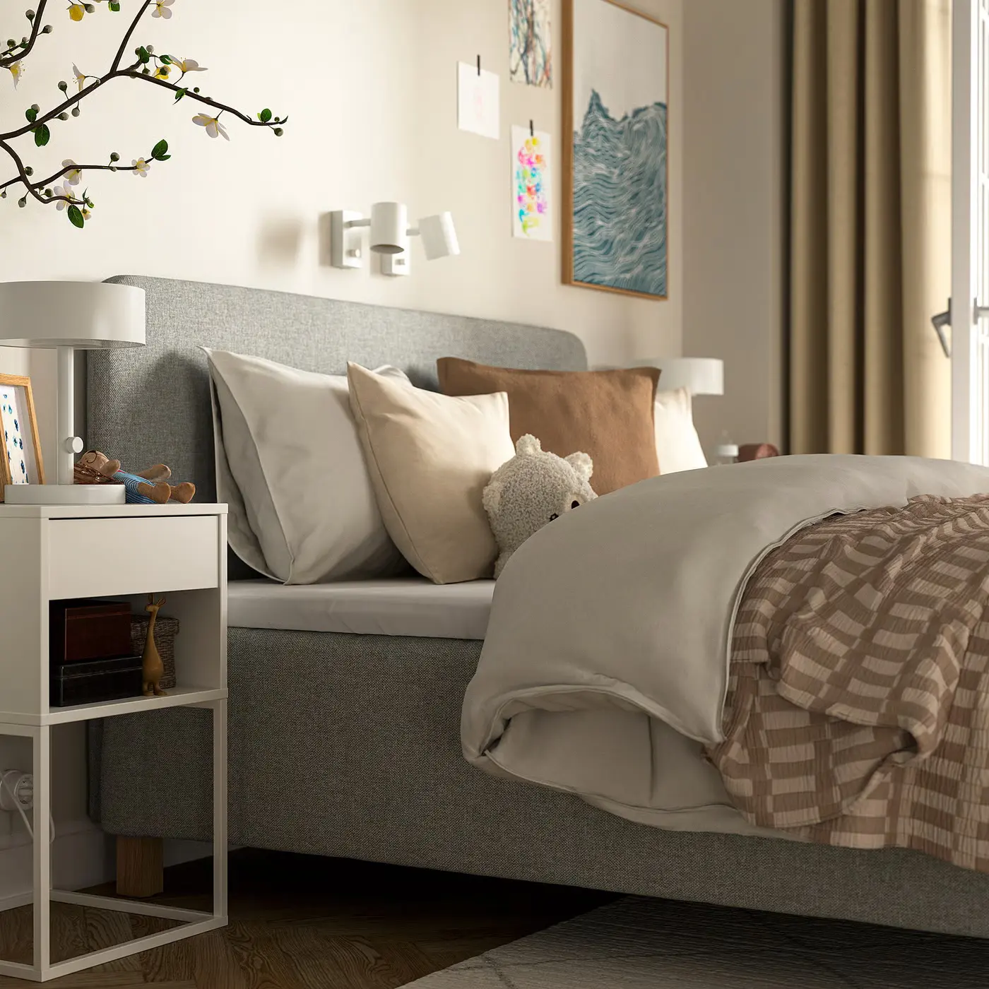 Cuvertura Ikea Skogskovall 160x250 (Bej) - 4