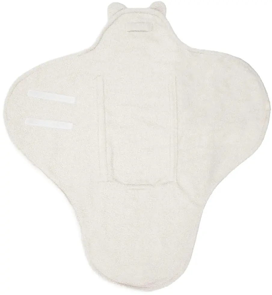 Patura pentru copii cu gluga Jollein Bear Boucle 100x105 (Oatmeal) - 3