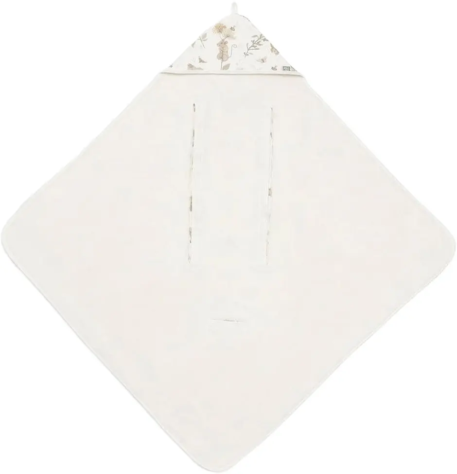 Детский плед с капюшоном Jollein Dreamy 85x85 (Mouse) - 4