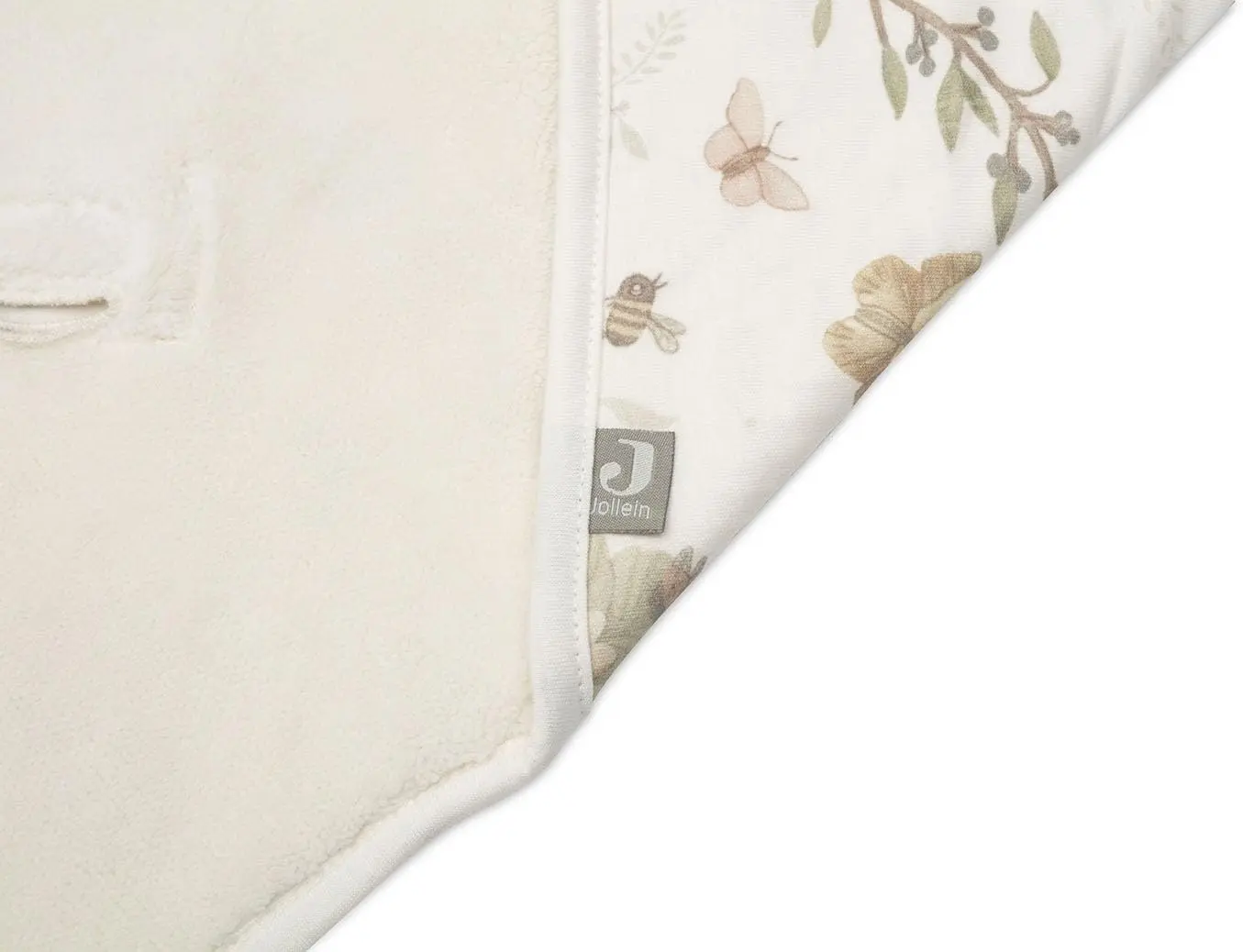 Детский плед с капюшоном Jollein Dreamy 85x85 (Mouse) - 5