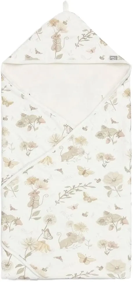 Детский плед с капюшоном Jollein Dreamy 85x85 (Mouse)