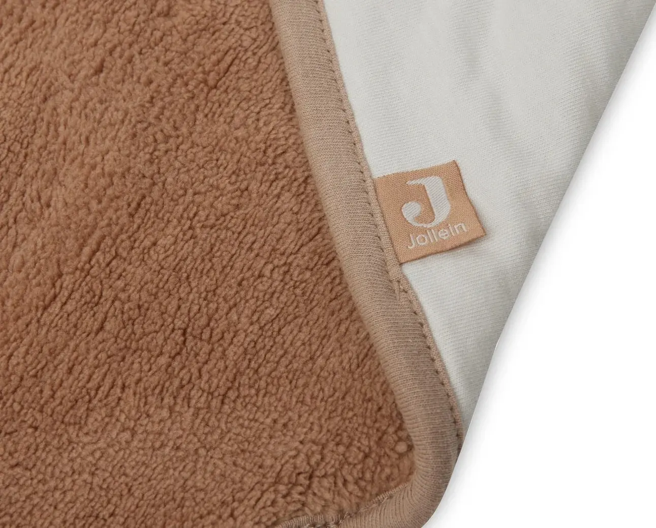 Patura pentru copii cu gluga Jollein Teddy Bear 85x85 (Brown) - 5